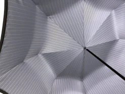 Il Marchesato Double Cloth Men's Umbrella, Silver-plated Eagle Outlet