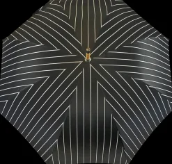 Il Marchesato Double Cloth Men's Umbrella - Grey and blu Striped Design Discount
