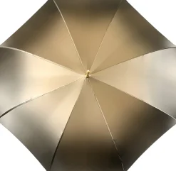 Il Marchesato Double Cloth Umbrella In A Fantastic Chocolate Color Clearance