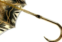 Il Marchesato Double Cloth Umbrella In A Fantastic Chocolate Color Clearance
