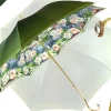 Il Marchesato Elegant Green Floral Umbrella Outlet