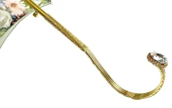 Il Marchesato Elegant Green Floral Umbrella Outlet