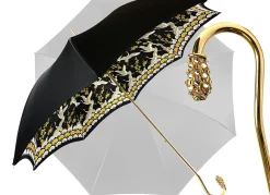 Il Marchesato Elegant Internally Herons Print Umbrella, Double Cloth Fashion