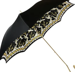 Il Marchesato Elegant Internally Herons Print Umbrella, Double Cloth Fashion