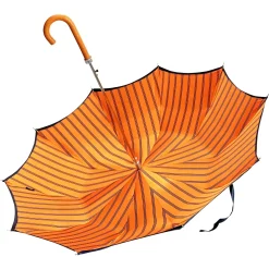 Il Marchesato Elegant Man's umbrella with orange ostrich leather handle Best