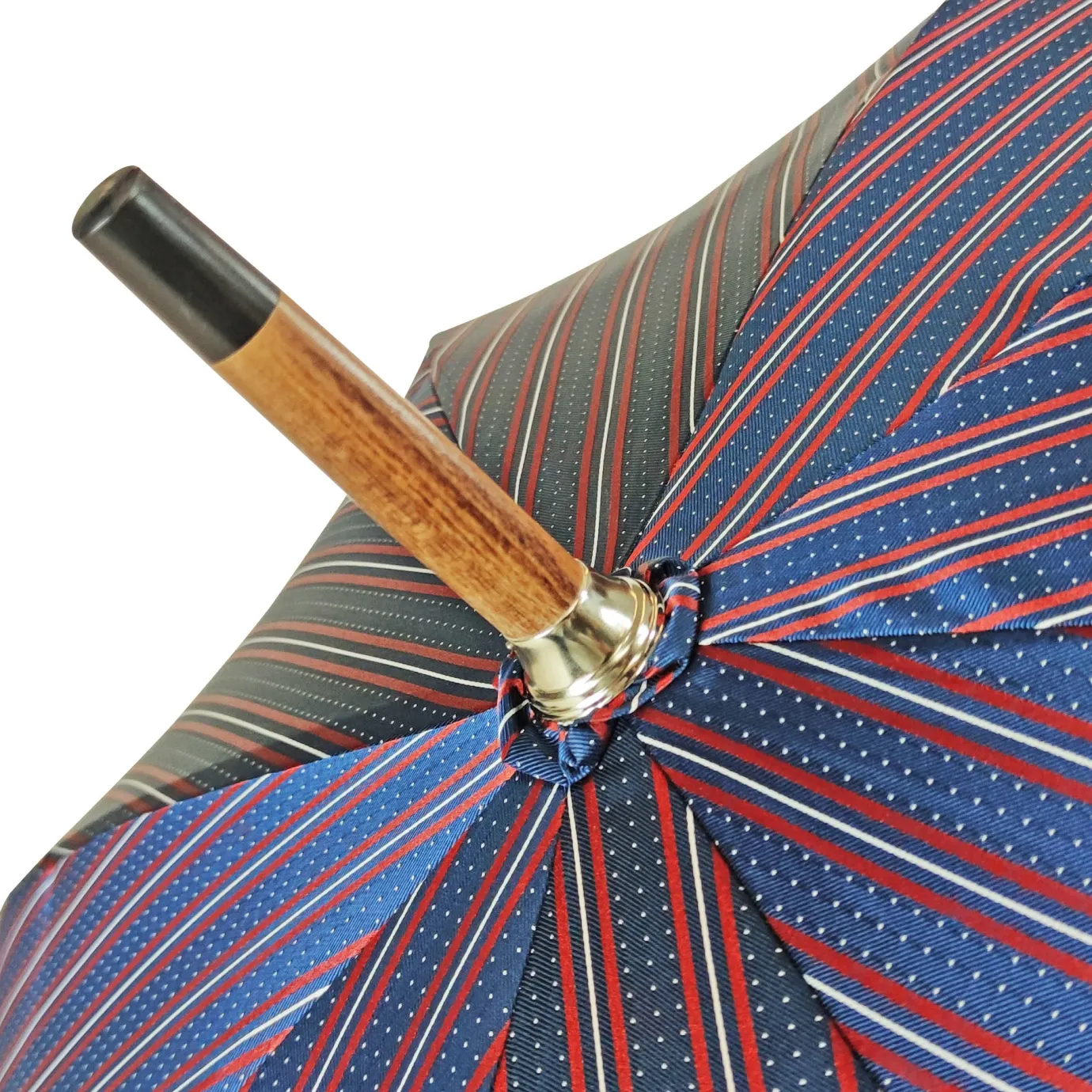 Il Marchesato Elegant Men's umbrella with black leather handle Hot