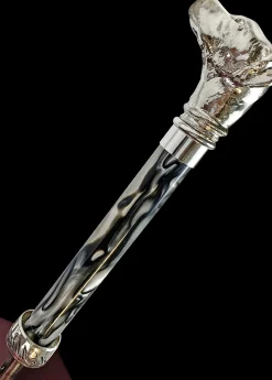 Il Marchesato Elegant men's umbrella with silverplated Labrador Sale