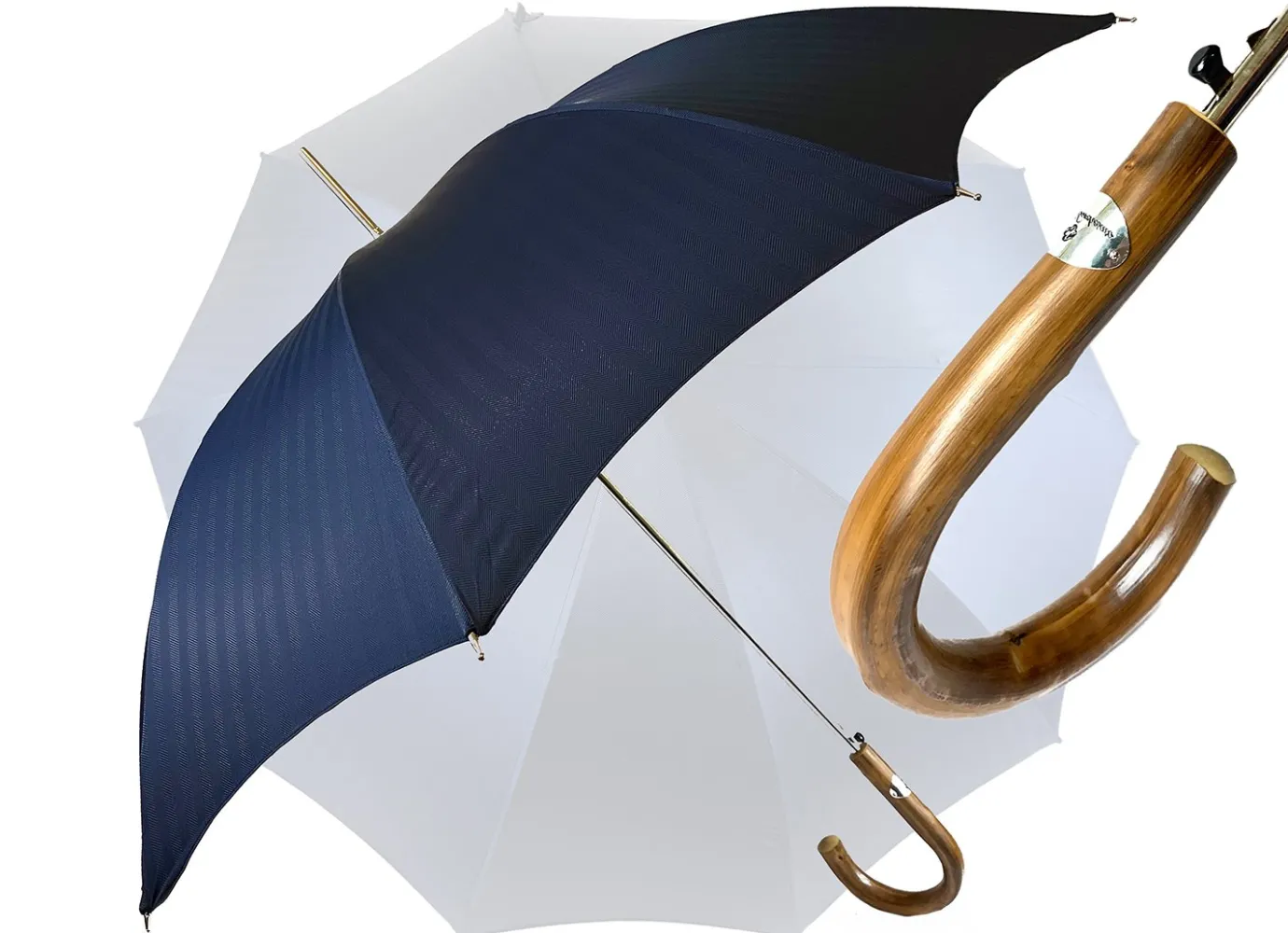 Il Marchesato Elegant Navy blue Men's umbrella Best