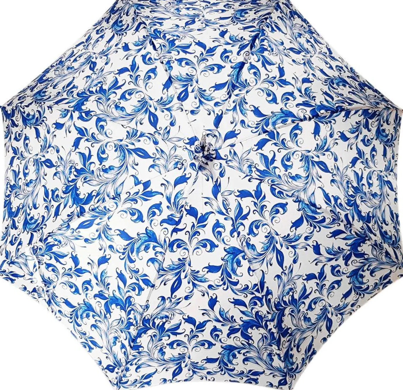 Il Marchesato Elegant Parasol With Blue Design On White Background Hot