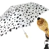 Il Marchesato Elegant Spotted Woman's Folding Umbrella New