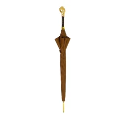 Il Marchesato Elegant Tobacco Umbrella with Gold Ram Best