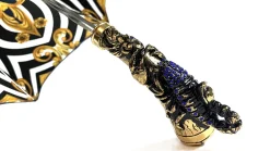 Il Marchesato Exclusive handle with 24K golden scorpion and embellished with sapphir Outlet