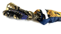 Il Marchesato Exclusive handle with 24K golden scorpion and embellished with sapphir Outlet