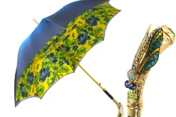 Il Marchesato Exclusive Italian Artisan Umbrella with Exquisite Hand-Painted Dragonf Fashion