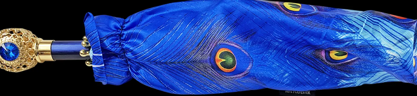 Il Marchesato Exclusive peacock design with Sapphire crystals Sale