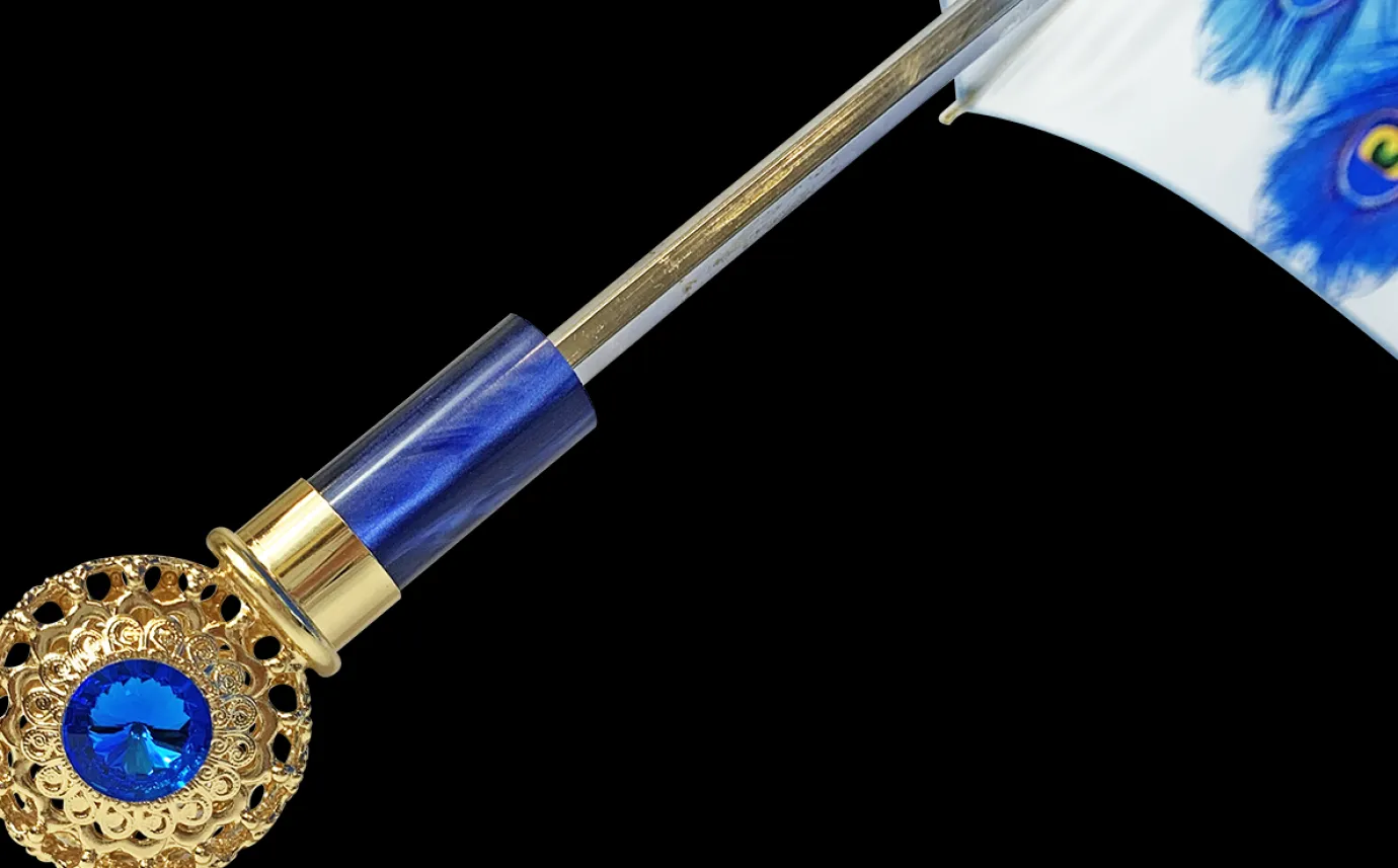 Il Marchesato Exclusive peacock design with Sapphire crystals Sale