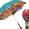 Il Marchesato Exclusive umbrella with colorfull Sicily "Testa di moro" Online