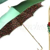 Il Marchesato Fanciful Green Umbrella with Roses Clearance