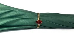 Il Marchesato Fanciful Green Umbrella with Roses Clearance