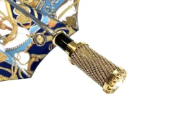 Il Marchesato Fantastic blue with chains design Outlet