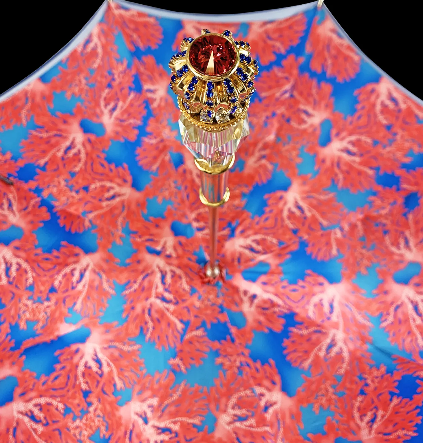 Il Marchesato Fantastic blue with "35fili" Coral design Fashion