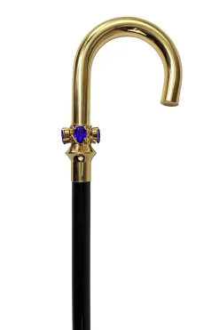Il Marchesato Fantastic curved cane for Men with teardrop crystals Hot