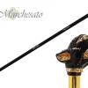 Il Marchesato Fantastic Gold Plated Dog - Hand Enamelled - Walking Cane Best