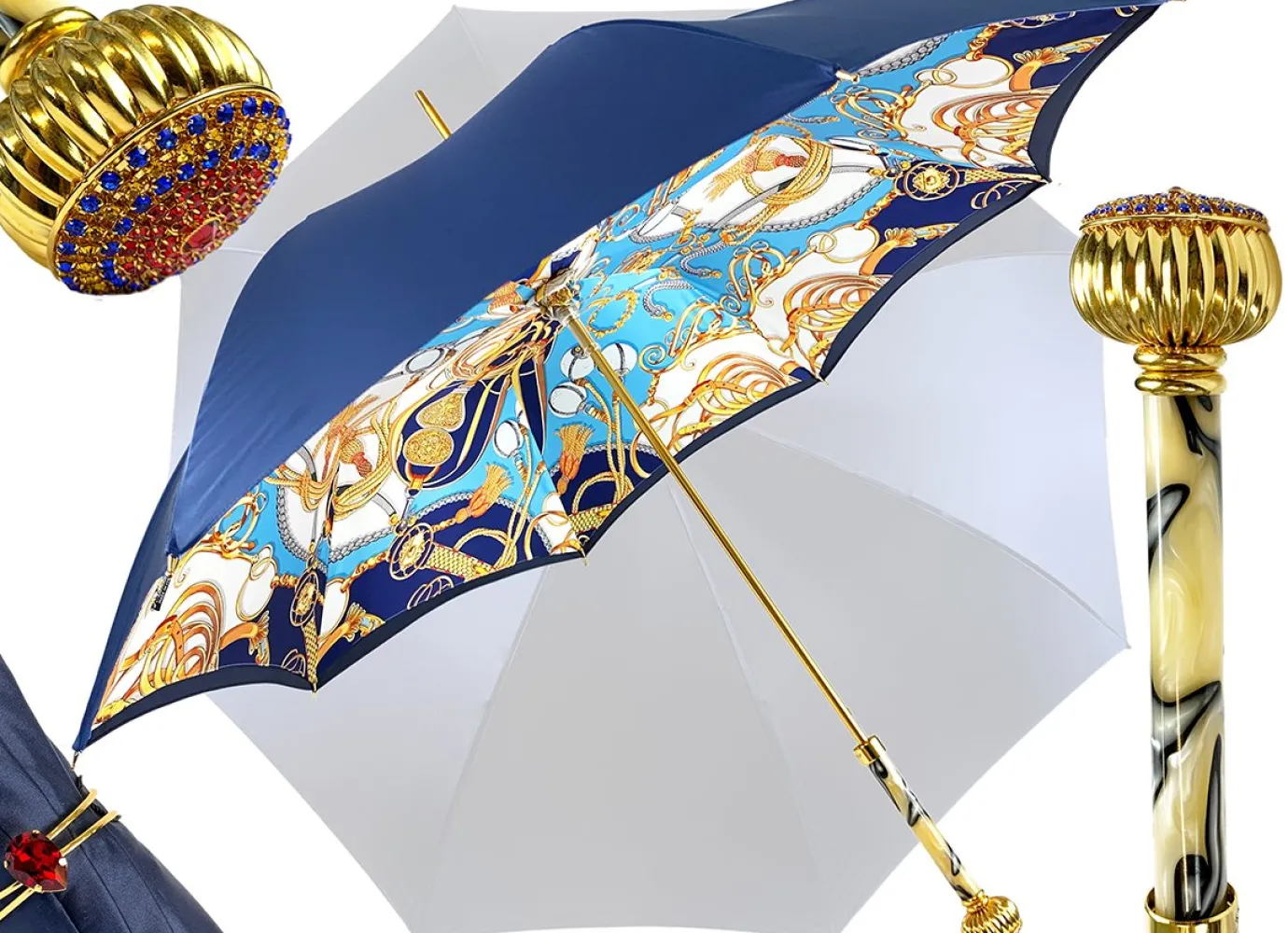 Il Marchesato Fantasy Blue Women's Umbrella Clearance