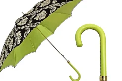 Il Marchesato Fashionable black damask with fantastic green New