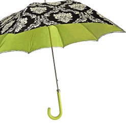 Il Marchesato Fashionable black damask with fantastic green New