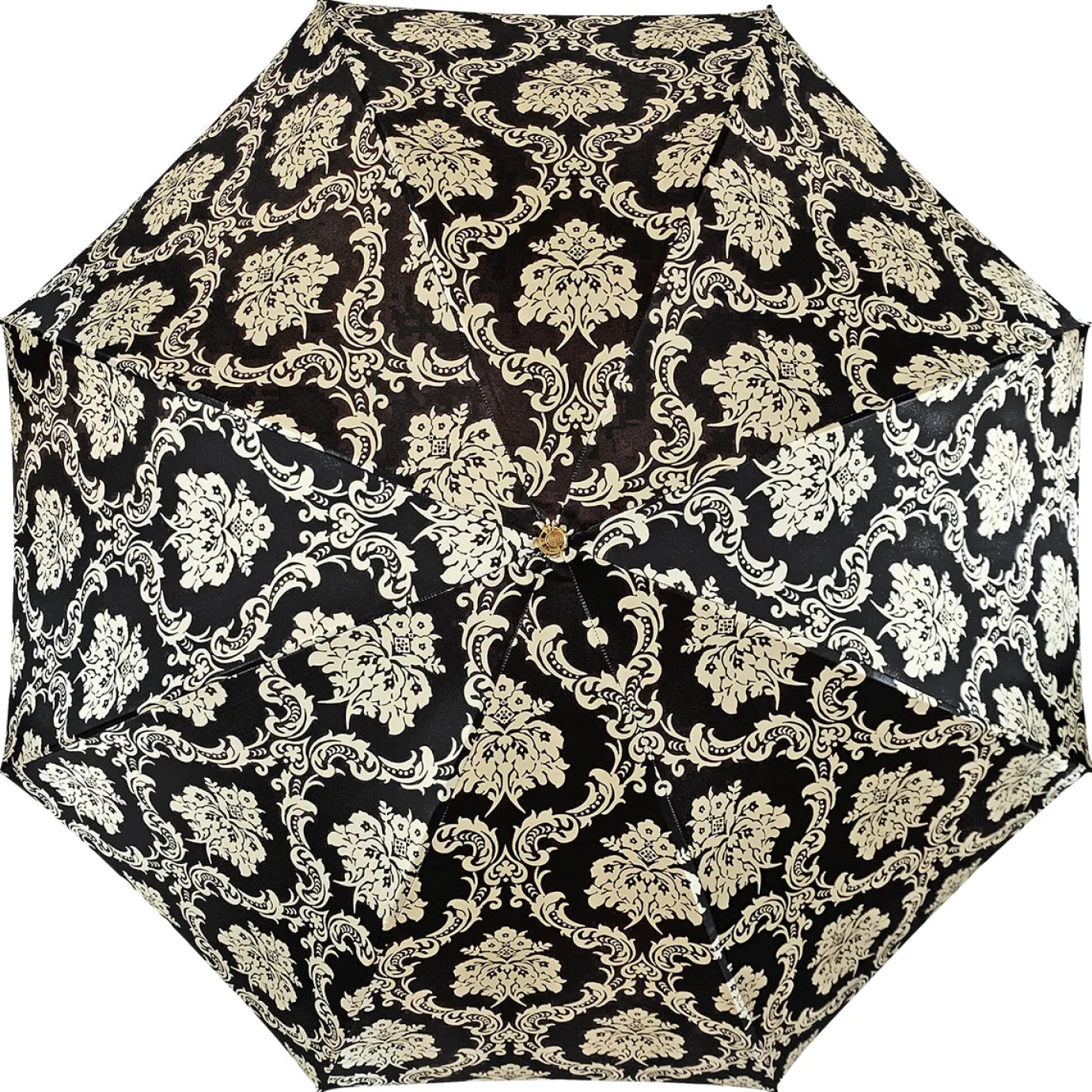 Il Marchesato Fashionable black damask with fantastic green New