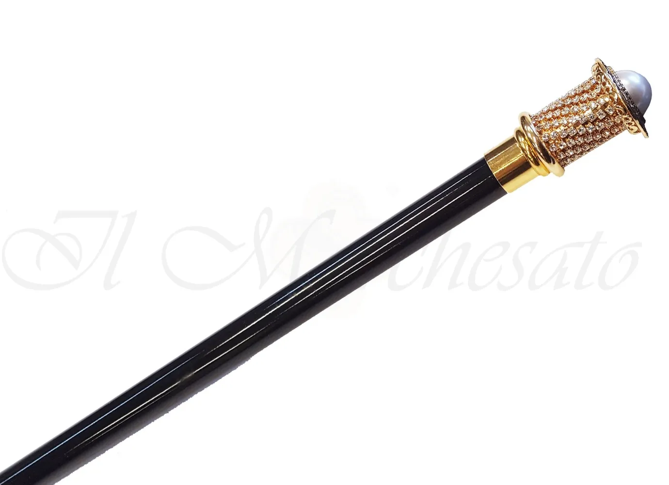 Il Marchesato Fine Walking Sticks - Swarovski Crystal Encrusted Knob Discount