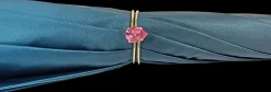 Il Marchesato Floral umbrella in refined octane Clearance