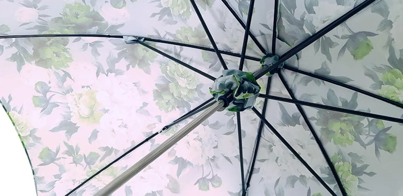 Il Marchesato Flowered Green Parasol Discount