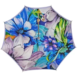 Il Marchesato Flowered umbrella in shades of lilac Outlet