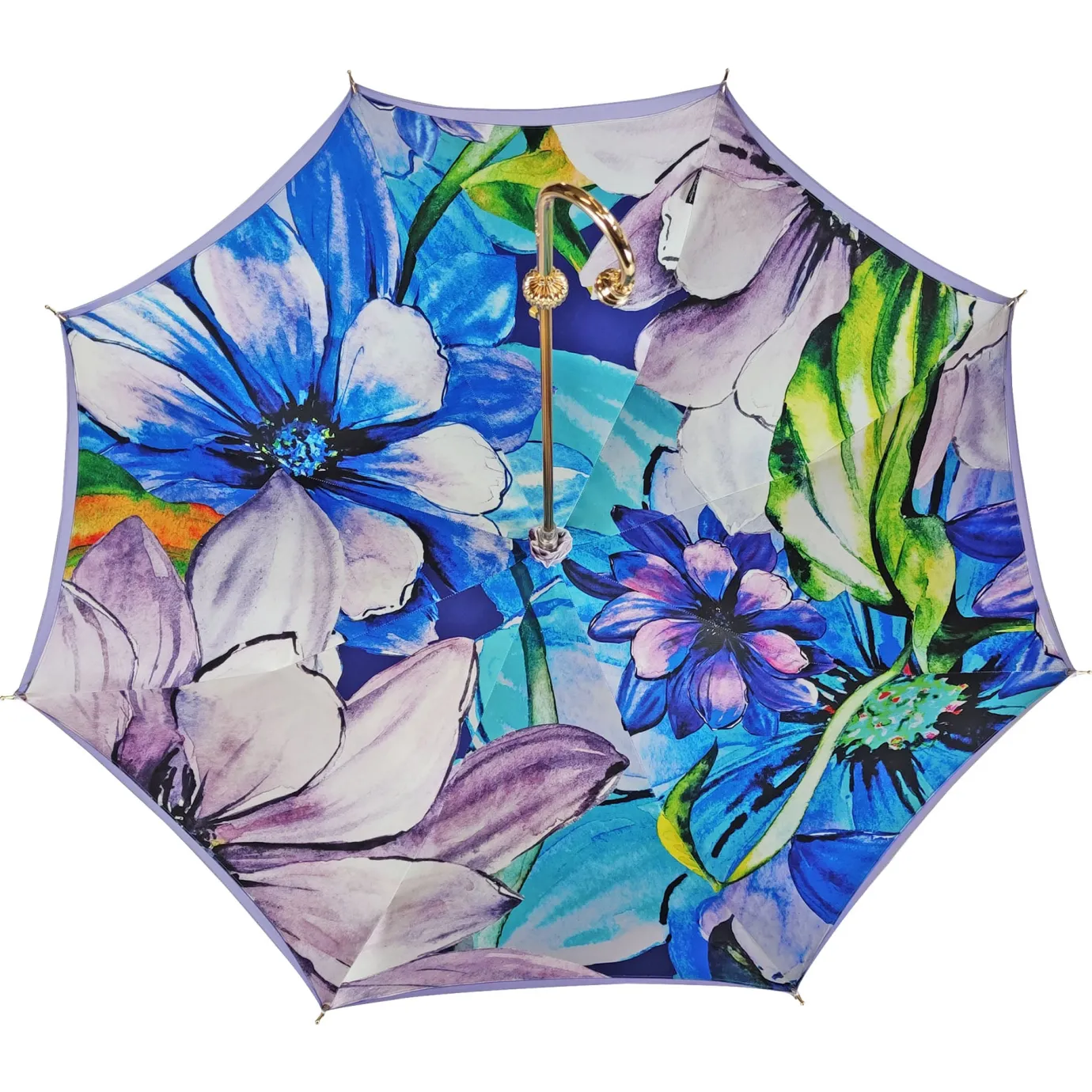 Il Marchesato Flowered umbrella in shades of lilac Outlet
