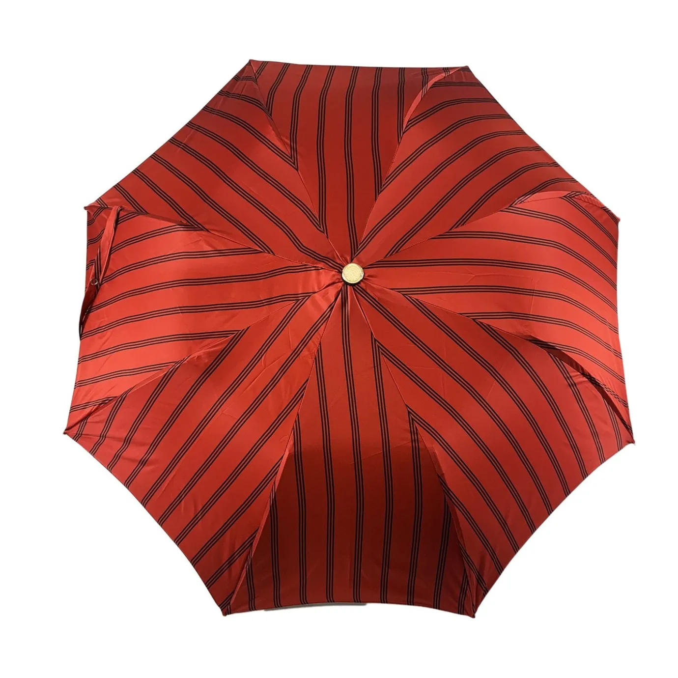 Il Marchesato Folding Umbrella for Men with Silver-plated Bull Handle Online