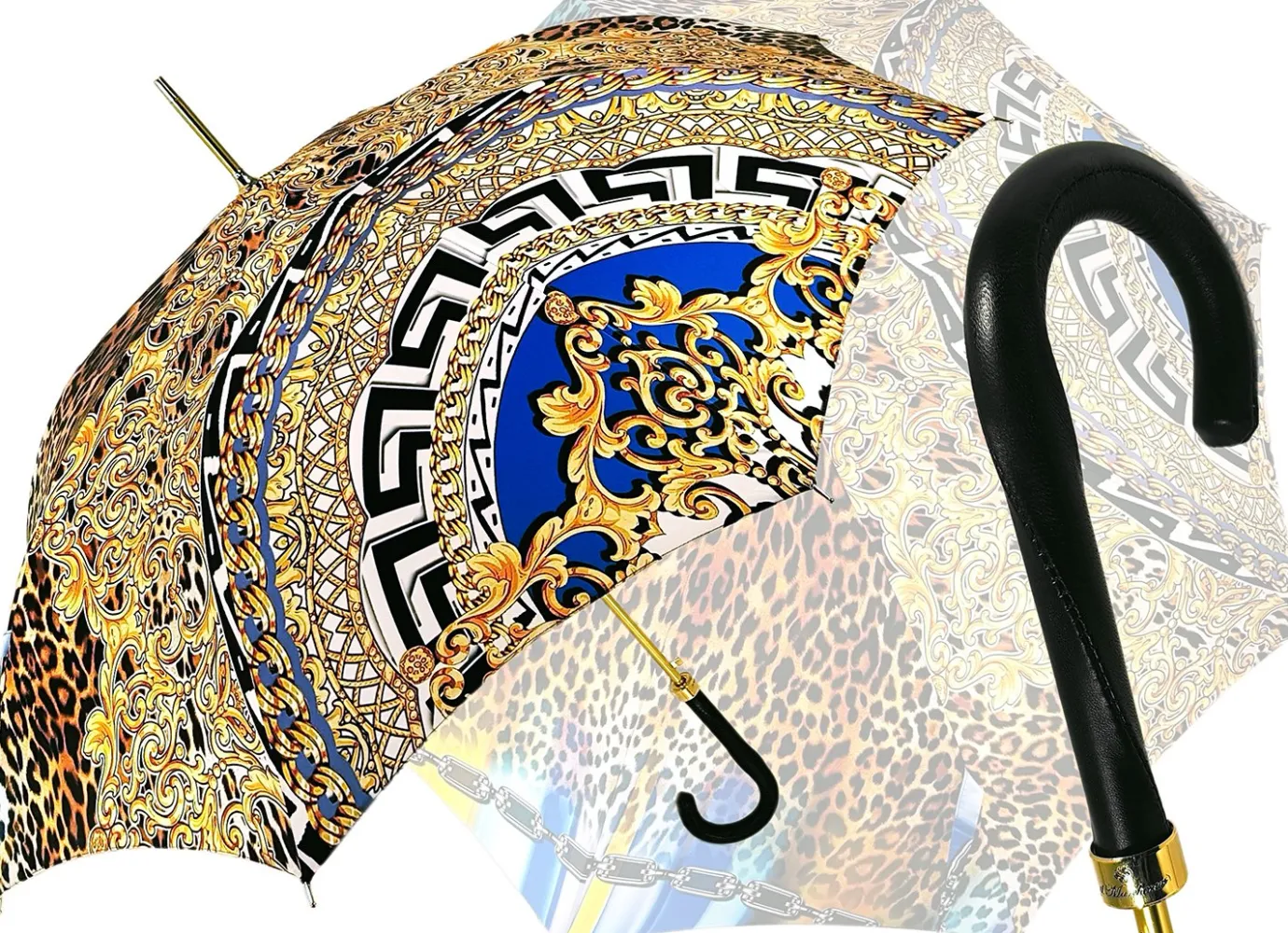 Il Marchesato Geometric - Leopard Exclusive Umbrella Online