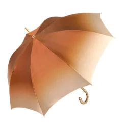Il Marchesato Golden Bamboo Umbrella with Exquisite Botanical Lining Hot