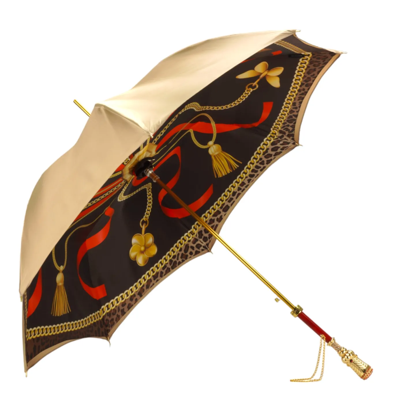 Il Marchesato Golden Touch Umbrellas: Exquisite Artisan-Made Canopies with Crystal-A Sale