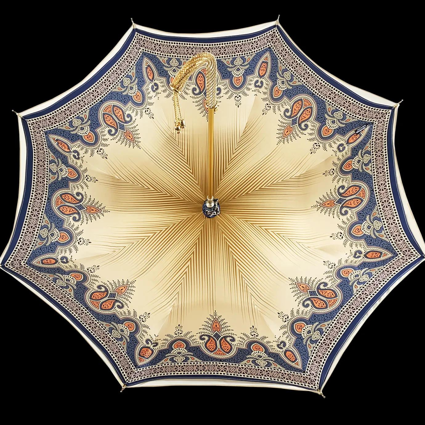 Il Marchesato Golden Umbrella in a Fancy design Discount