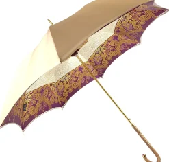 Il Marchesato Gorgeous Cream Color Umbrella With Double Fabric Online