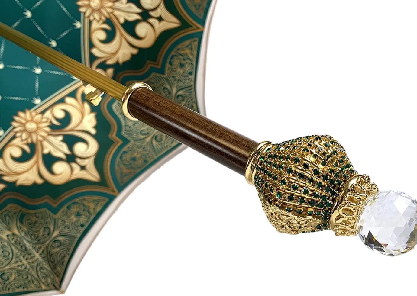 Il Marchesato Gorgeous Cream Color Umbrella With Double Fabric Online