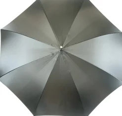 Il Marchesato Grey Umbrella With Floral Print Interior - Exclusive Pattern Fashion