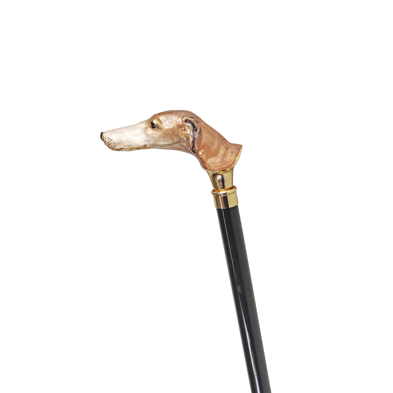 Il Marchesato Hand enameled greyhound Walking stick Outlet