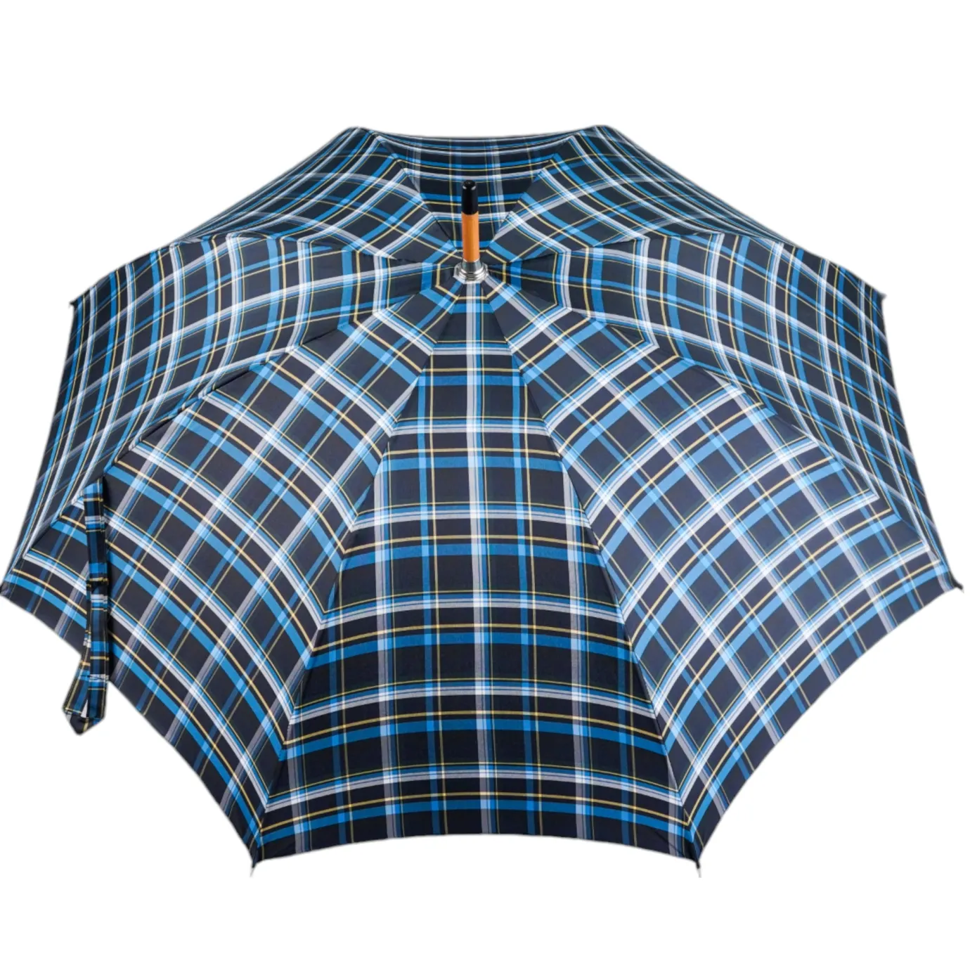 Il Marchesato Handcrafted Cotton Umbrella - Natural Chestnut Root Handle Designer Hot