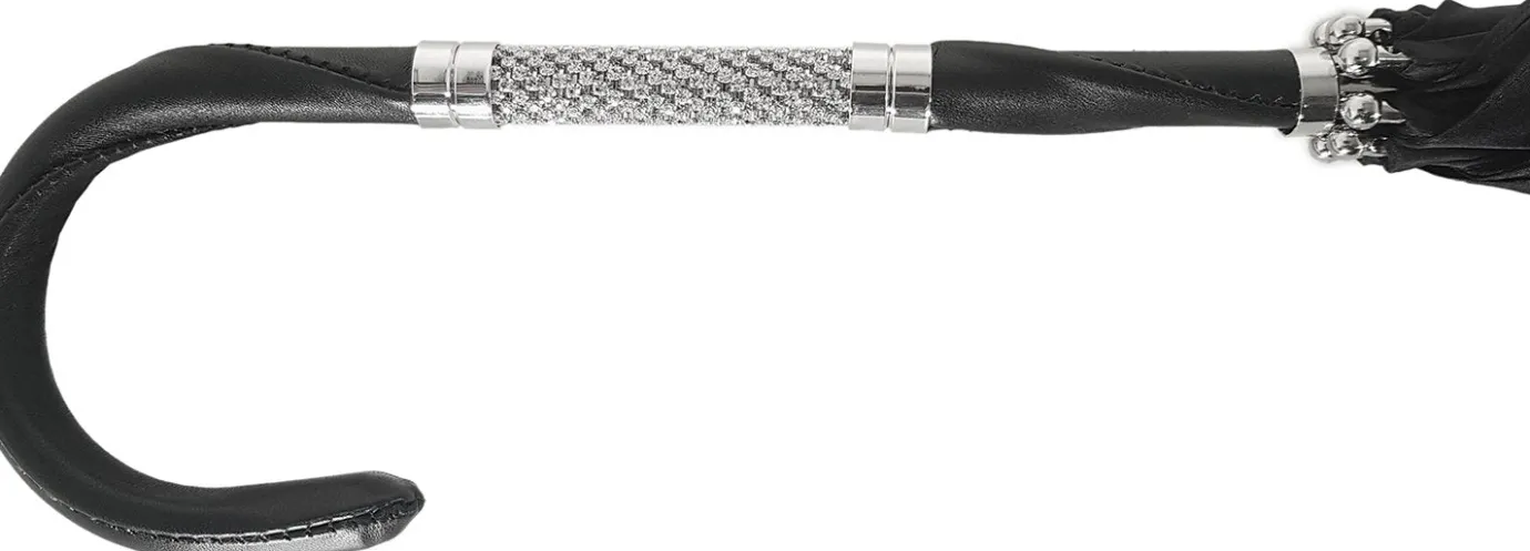 Il Marchesato Handcrafted Luxury Umbrella in a Black Color New