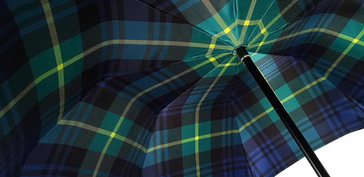 Il Marchesato Handmade Men's Umbrella - Tartan Design Fashion