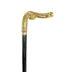 Il Marchesato Handmade Snake Walking stick - 24K gold-plated New