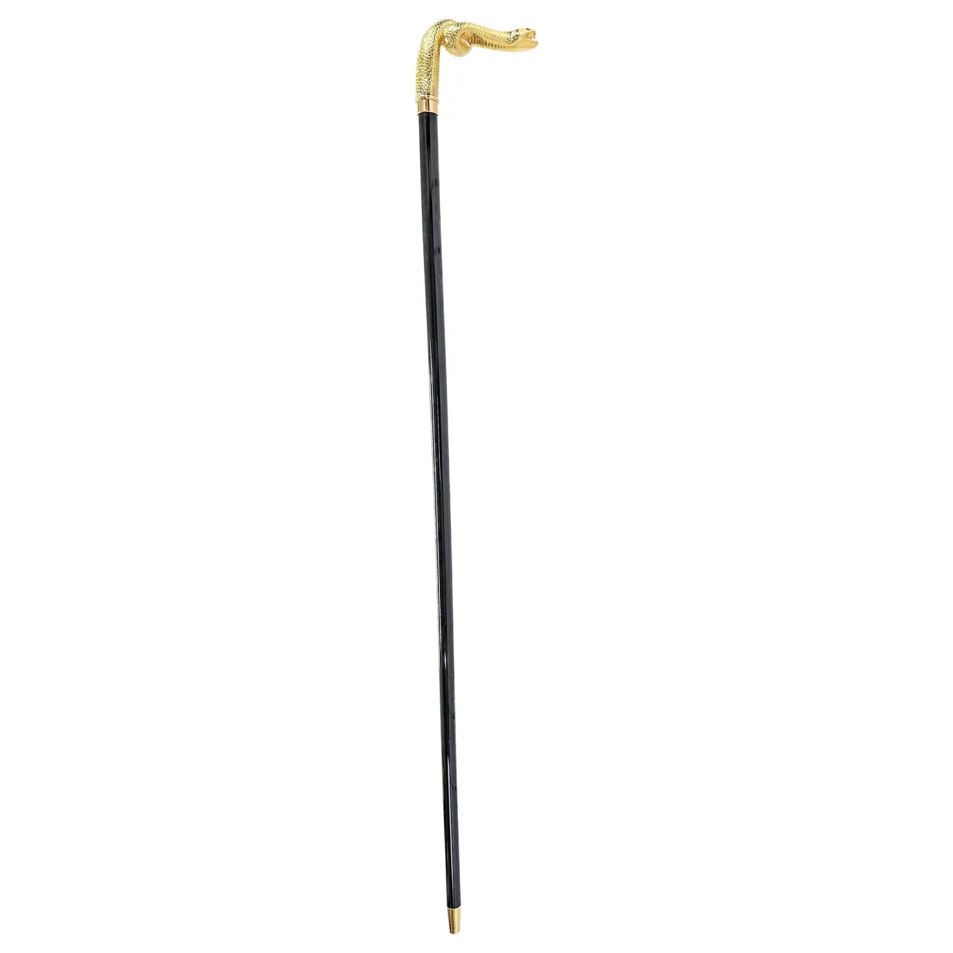 Il Marchesato Handmade Snake Walking stick - 24K gold-plated New